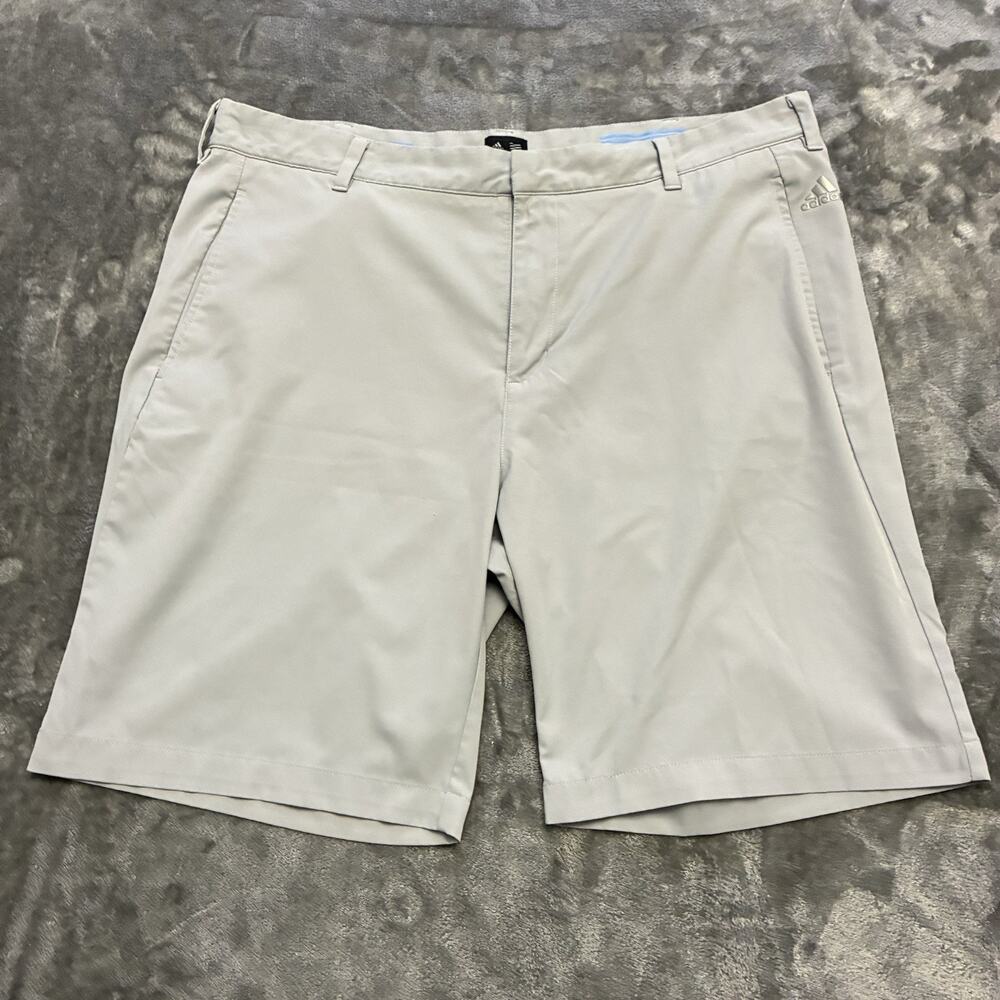 Adidas‎ Shorts Men’s 38 Gray Performance Chinos Golf Preppy Business Casual